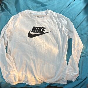 Nike White Long Sleeve Shirt